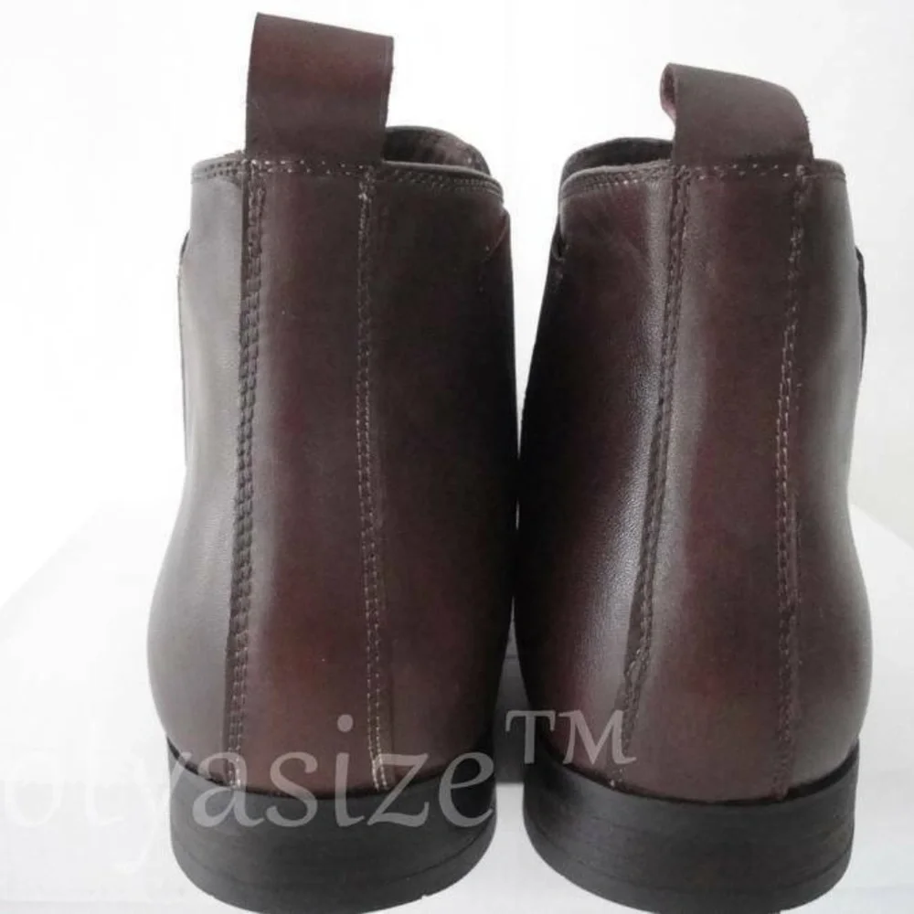 STEVE MADDEN‎ MACHHO LEATHER CASUAL CHELSEA BOOTS